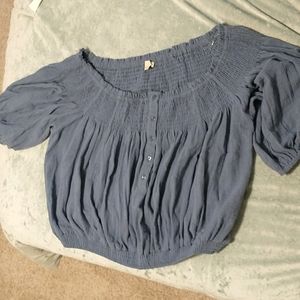 Off the shoulder shirt